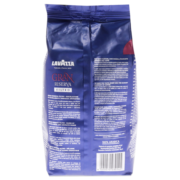 Gran Riserva Filtro Dark Roast Coffee Bean by Lavazza for - 35.2 oz Coffee - Picture 2 of 3